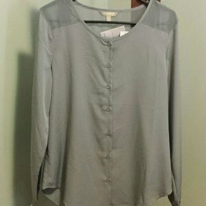NWT Banana Republic Grey dress top