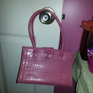 Pink Leather Purse