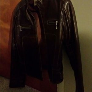 Leather jacket