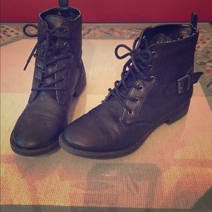Black Combat Boots