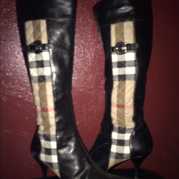 Beautiful Burberry Stiletto Boots