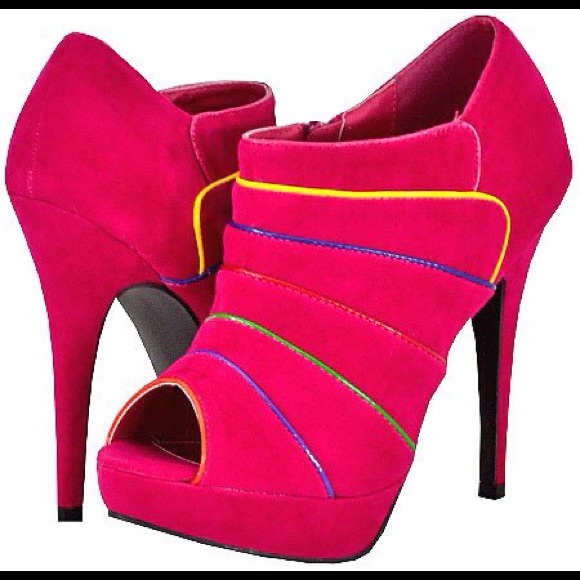 Bold Gorgeous ankle High heels open toe . - Picture 1 of 1