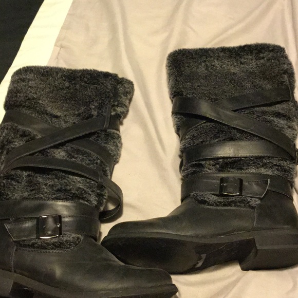 Black boots