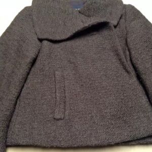 Banana Republic brown/gray Wool cape jacket