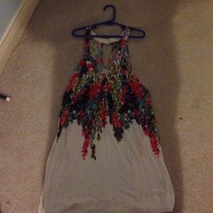 American eagle floral tank