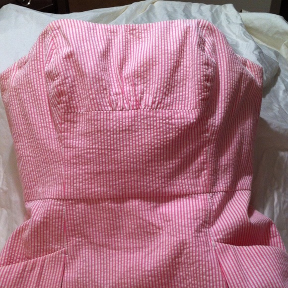 Lilly Pulitzer Strapless Dress Pink