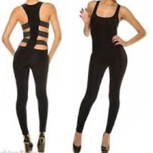 White & black jumpsuit