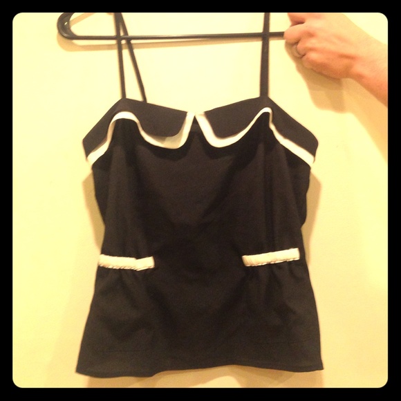 Black & white tank