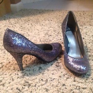 Fergalicious glitter heels