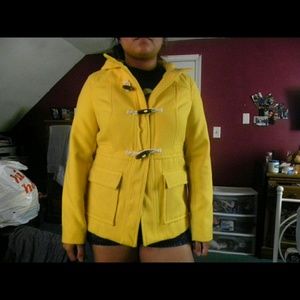 💕💕 Sold on Mercari!Yellow Toggle Coat