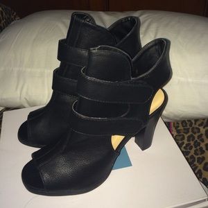 Black Strap Booties