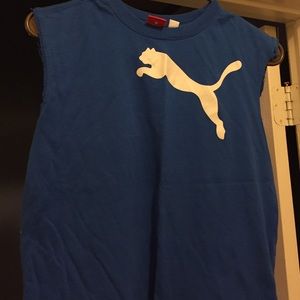 Blue Puma Tank Top