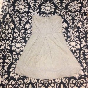 Strapless striped ruby rox dress