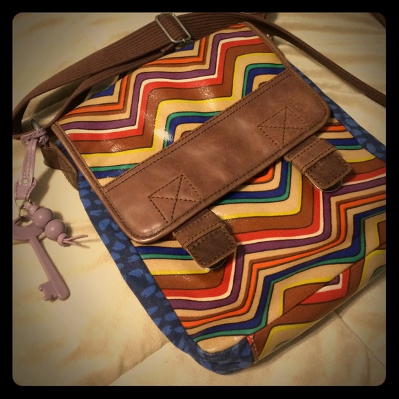 Large Fossil messenger bag
