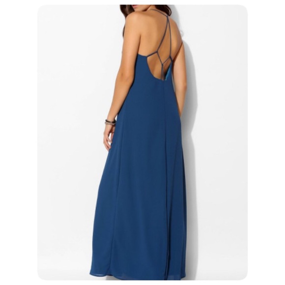 Spark and fade t-back dress