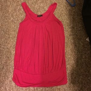 Pink tank top