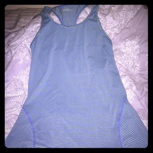 Zella work out tank top striped like and Monaco S