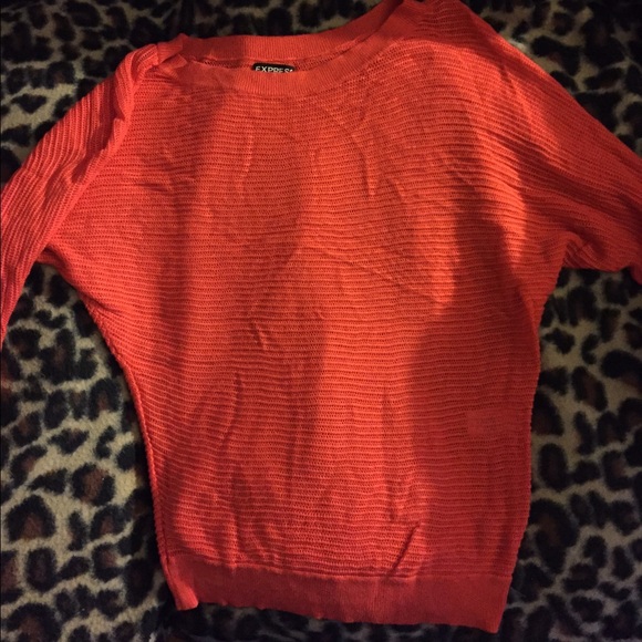 🌺 Orange Dolman Express Top