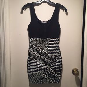 Black & White Cocktail Dress