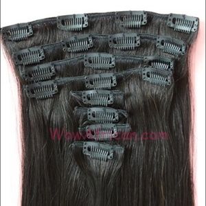 Brazilian clip in extensions