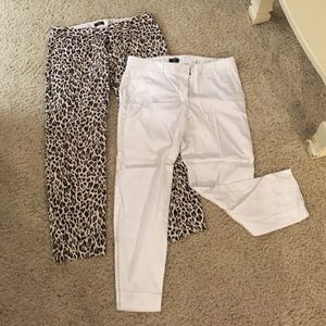 Bundle of 2 J.Crew Factory City Fit Pants - Size 6