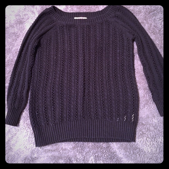 🌺 Black Tight Crop top Sweater💚