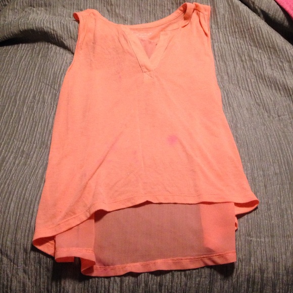 Pink summertime sheer tang top