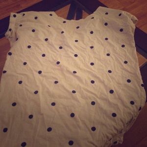 Vintage  low back shirt.