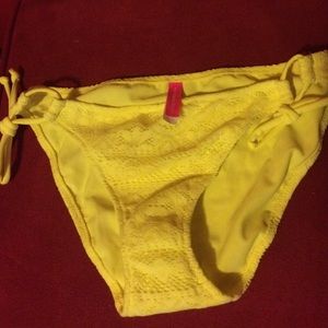 Victoria Secret yellow bathing suit bottoms