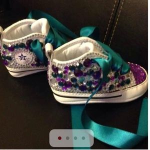 custom baby converse