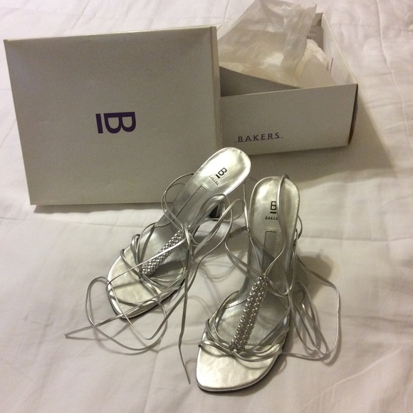 Silver sandals