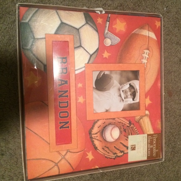 Sports photo album or scrapbook