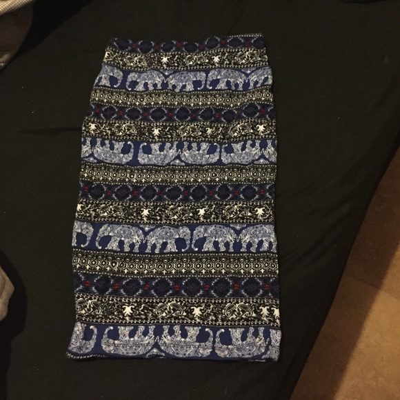Tribal pencil skirt