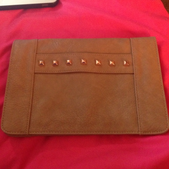 BCBG clutch with studs