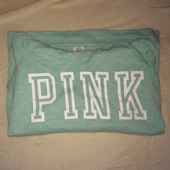 Sky blue VS pink hoodie
