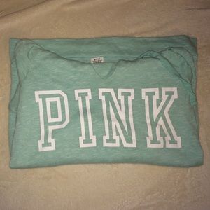 Sky blue VS pink hoodie