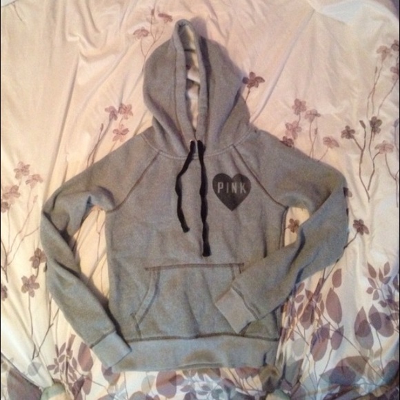 Grey PINK hoodie