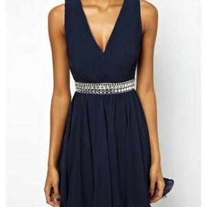 ASOS Lipsy VIP Jeweled Bust Dress