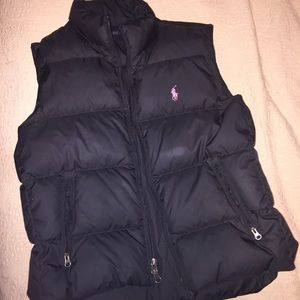 Polo puff vest