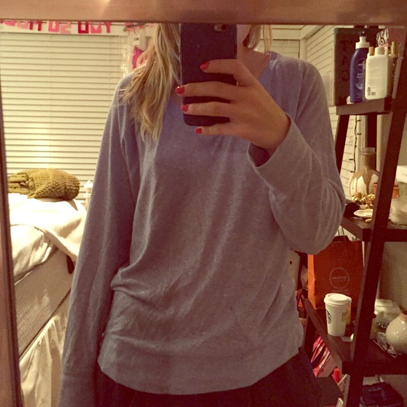 J CREW size L purple sweater