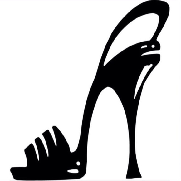 Sexy Heel Vinyl Decal (select size & color)