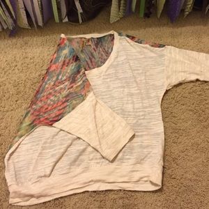 SALE!! Patterned chiffon top