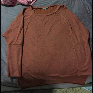 Rustic orange shirt