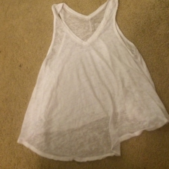 white flowy tank top