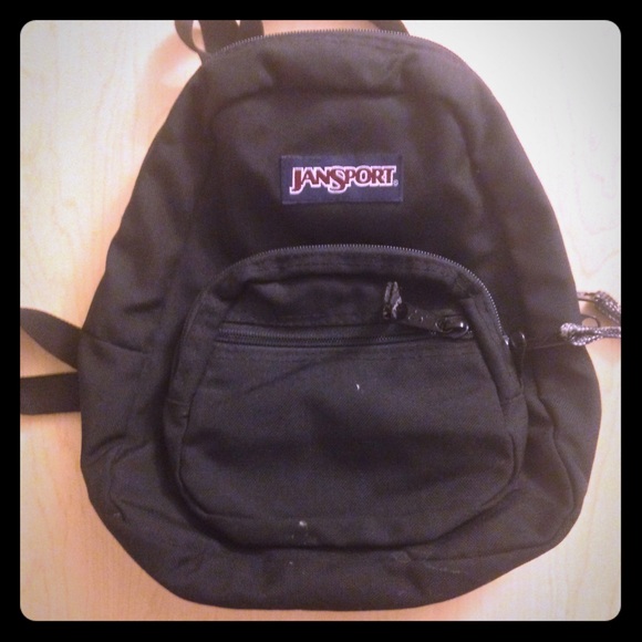 Black Mini Jansport Backpack