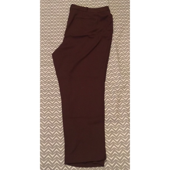 🎉PRICE DROP🎉 Brown Textured Lane Bryant Slacks - Picture 1 of 4
