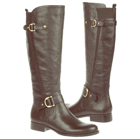 🌷Naturalizer Wide-shaft Black Boots🌷