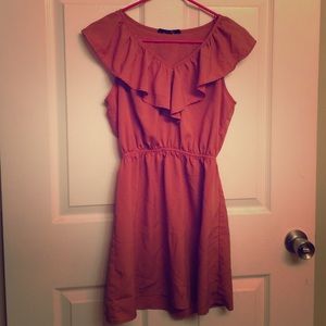 Burnt orange dress
