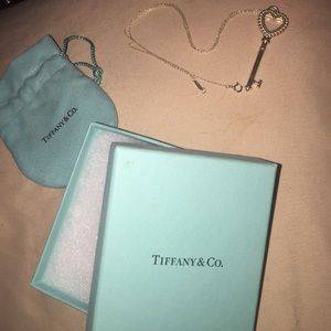Tiffany & Co. Key collection pendant necklace