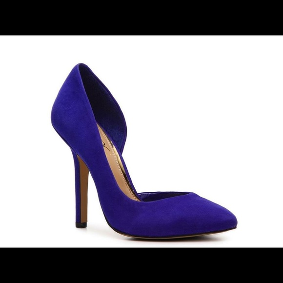BCBG blue Paris Jaze Suede Pump